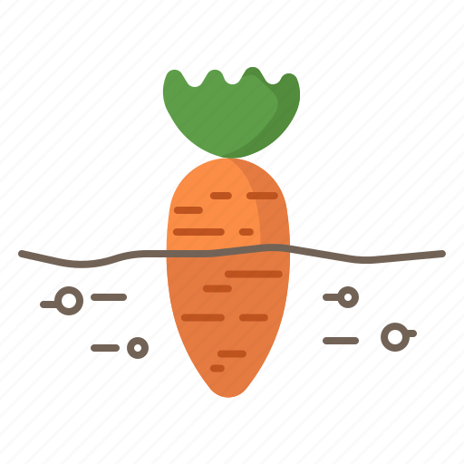Carrot, farming, agriculture, growing, planting icon - Download on Iconfinder
