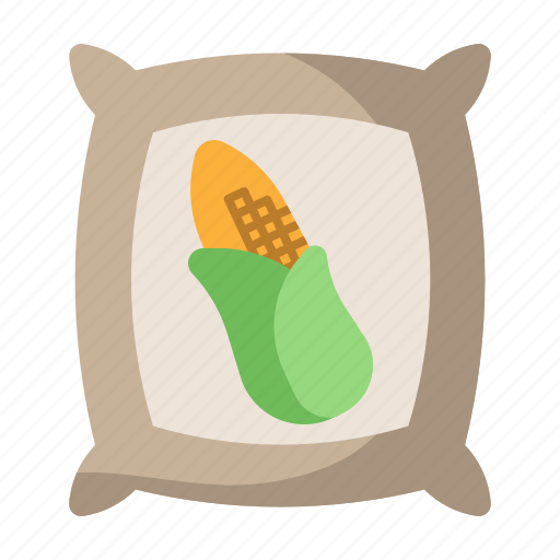 Corn, sack, farming, agriculture, product icon - Download on Iconfinder