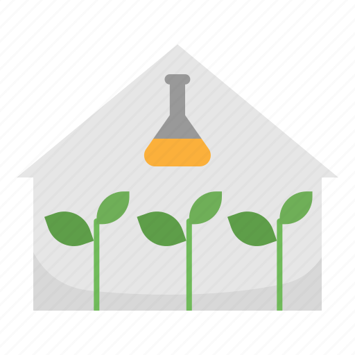 Seedling, green, house, chemical, lab, farming, agriculture icon - Download on Iconfinder
