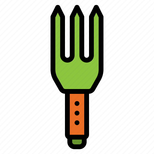 Fork, hand, equipment, garden, gardening, tool icon - Download on Iconfinder
