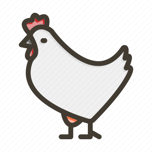 Chicken, farm, farming, hen, animal icon - Download on Iconfinder