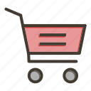 cart, shopping, trolley, buy, basket