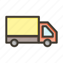 trailer, car, truck, transport, delivery