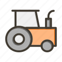 tractor, farming, gardening, vehicle, transport