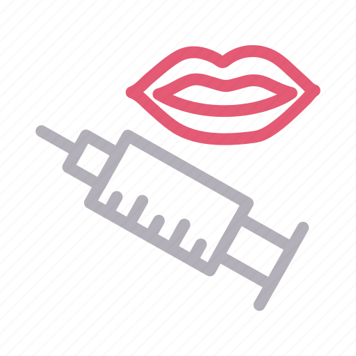 Beauty, fashion, injection, lips, syringe icon - Download on Iconfinder