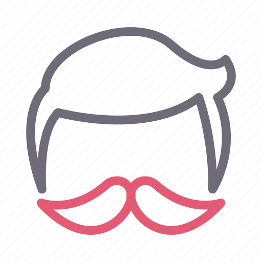 Barber, fashion, hair, mustache, style icon - Download on Iconfinder