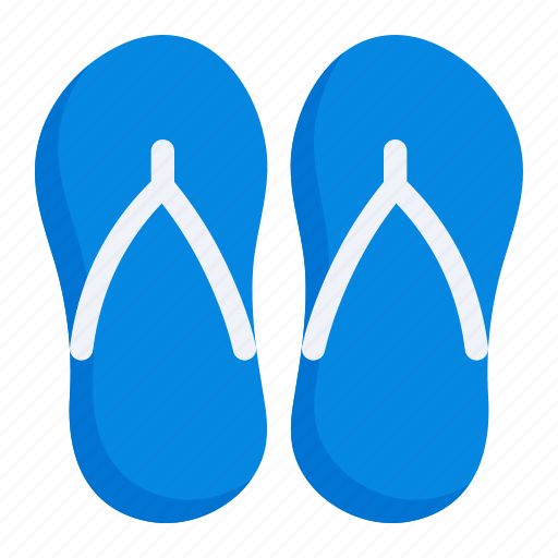 Flip flops, sandals, slippers, footwear icon - Download on Iconfinder