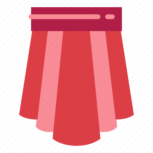 Clothing, femenine, garment, skirt icon - Download on Iconfinder