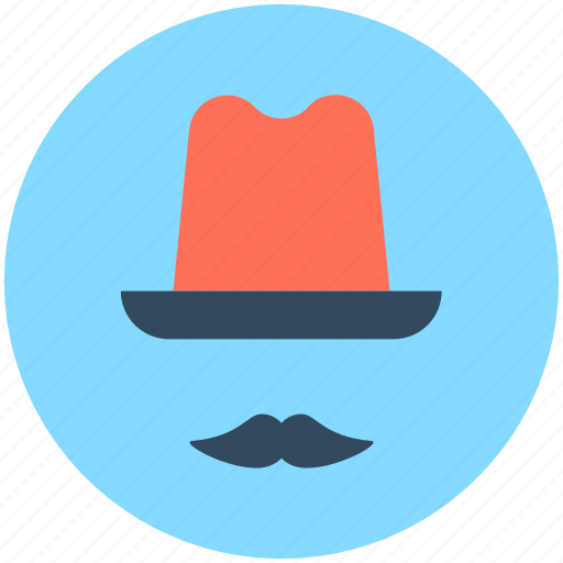 Costume, hipster, moustache, party props, top hat icon - Download on Iconfinder