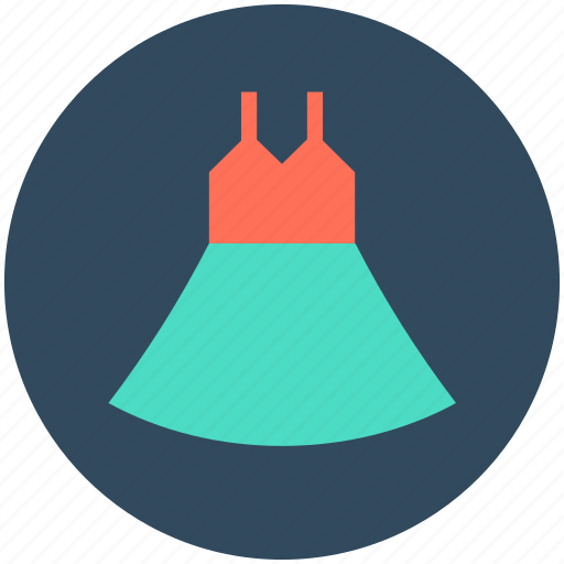 Frock, party dress, sundress, swing dress, woman clothing icon - Download on Iconfinder