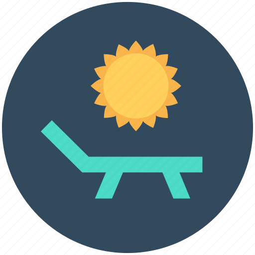 Poolside, sun, sun tanning, sunbathe, tanning icon - Download on Iconfinder