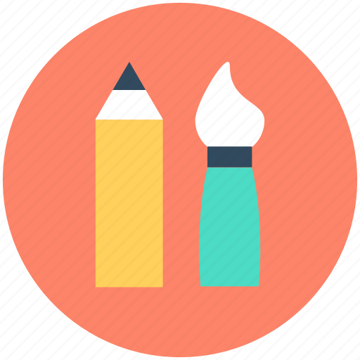 Blush brush, liner pencil, lip pencil, makeup applicator, makeup brush icon - Download on Iconfinder