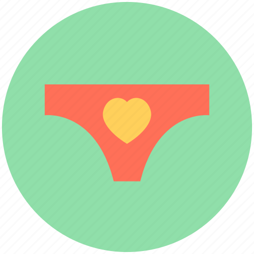 Heart, panty, thong, undergarments, underwear icon - Download on Iconfinder
