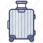 carry, luggage, on, suitcase, trolley 