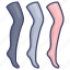 long, nylon, socks, stockings 