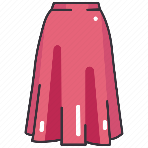 Clothes, clothing, fashion, female, femenine, garment, skirt icon - Download on Iconfinder