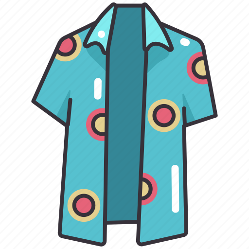 Clothes, clothing, fashion, garment, hawaiian, shirt icon - Download on Iconfinder