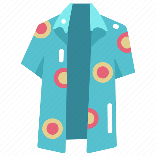Clothes, clothing, fashion, garment, hawaiian, shirt icon - Download on Iconfinder