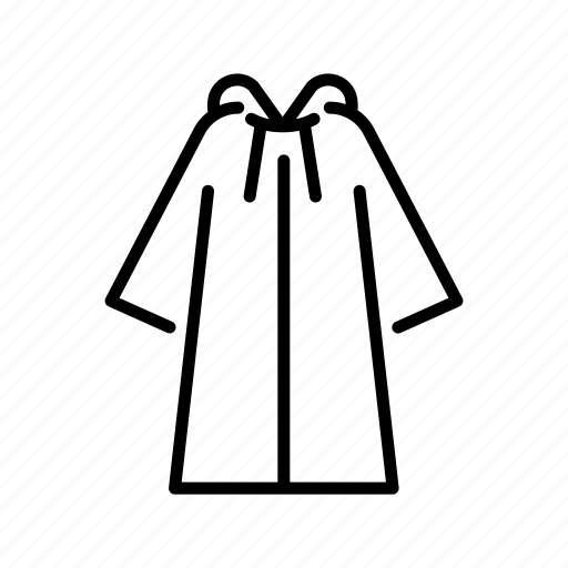 Coat, fashion, jacket, rain, raincoat, waterproof icon - Download on Iconfinder