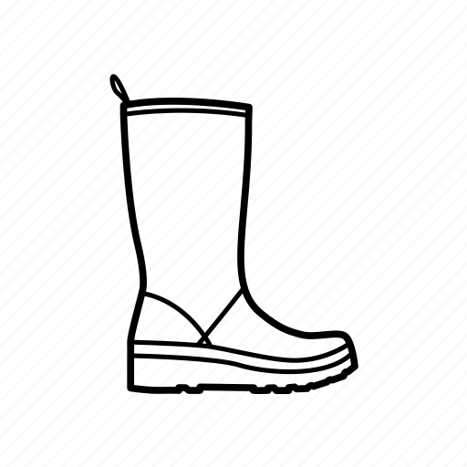 Long boots, boot, footwear, rubber icon - Download on Iconfinder