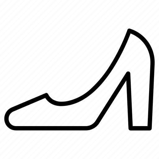 High, heel, shoe, clothing icon - Download on Iconfinder
