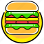 burger, fast, food, french, junk, meal 