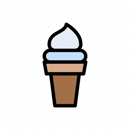 Cold, cone, food, icecream, sweet icon - Download on Iconfinder
