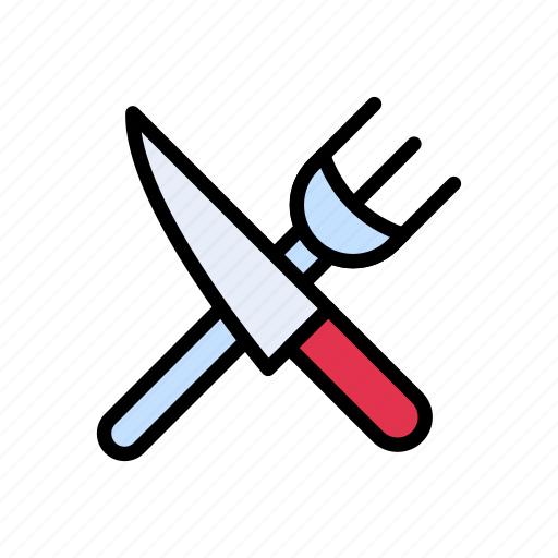 Fork, kitchen, knife, restaurant, utensils icon - Download on Iconfinder