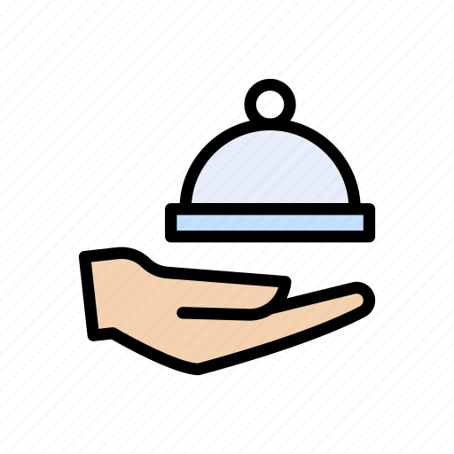 Dish, food, meal, serve, waiter icon - Download on Iconfinder