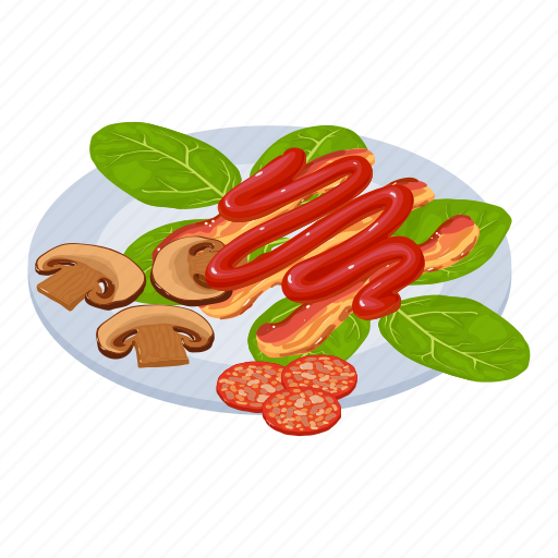 Appetizer, isometric, object, sign icon - Download on Iconfinder