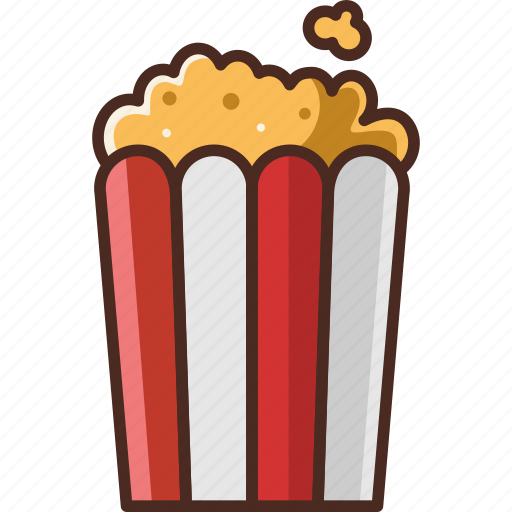 Fast, food, popcorn, filled icon - Download on Iconfinder