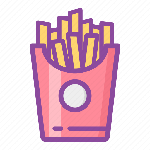 French fries, chips, food, potato icon - Download on Iconfinder
