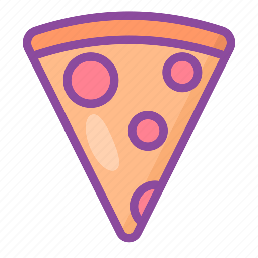 Pizza, slice, fast food, food icon - Download on Iconfinder