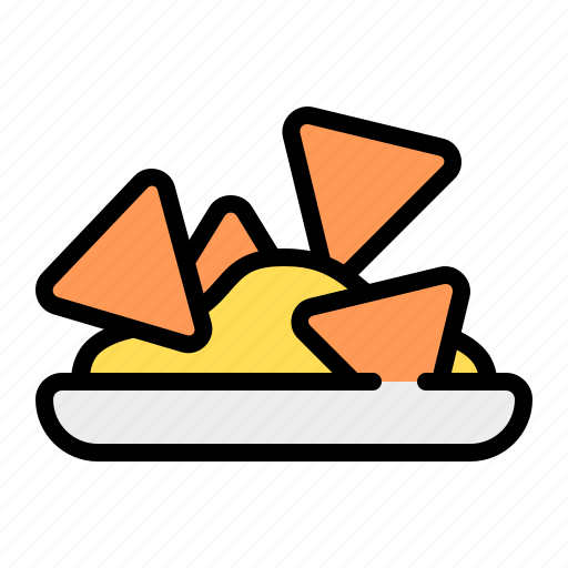 Nachos, chips, snack, food, fast food, junkfood, american snack icon - Download on Iconfinder