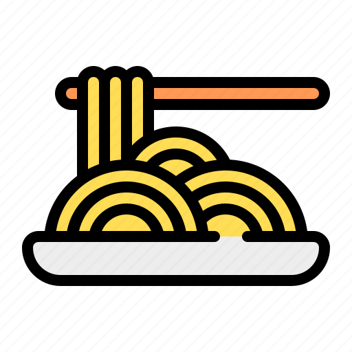 Noodles, spaghetti, pasta, food, fast food, chinese food icon - Download on Iconfinder