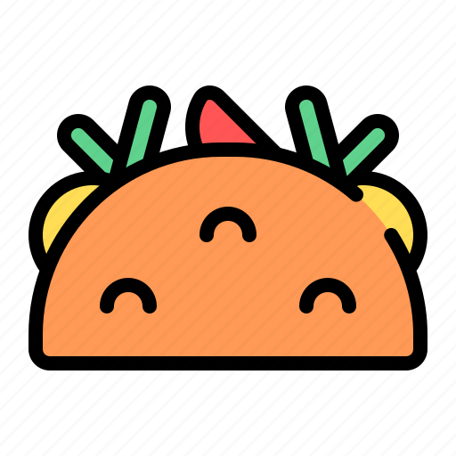 Taco, tacos, bistro, food, fast food, mexican food icon - Download on Iconfinder