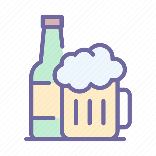 Beer, alcohol, drink, glass, mug, beverage icon - Download on Iconfinder