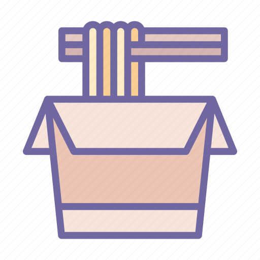Food, asian, noodle, eat, pasta, box icon - Download on Iconfinder