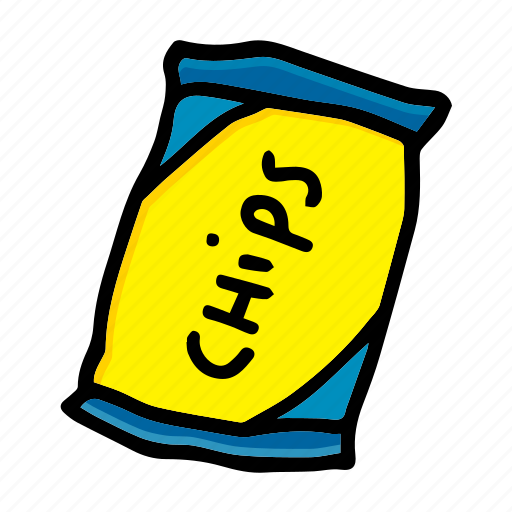 Chips, potato, snack, food, junk food icon - Download on Iconfinder