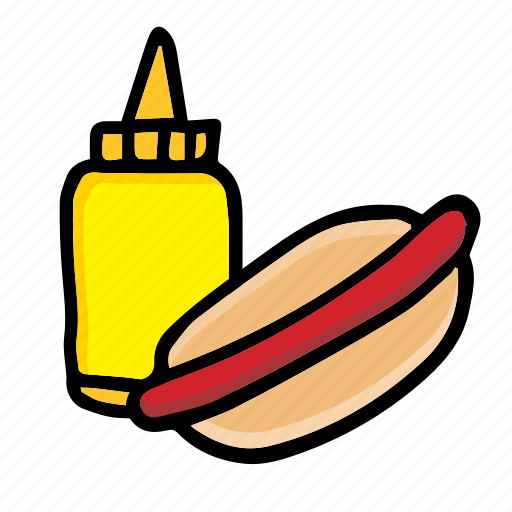 Hot, dog, food, fast food, hot dog icon - Download on Iconfinder