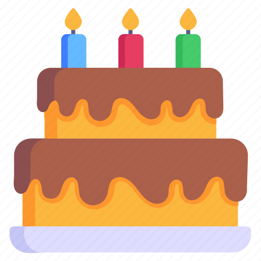 Desert, food, cake, birthday, candles icon - Download on Iconfinder
