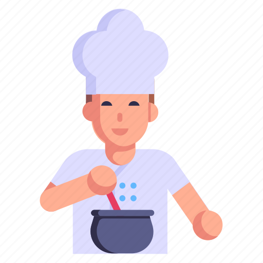Chef, baker, culinarian, cook, chef cooking icon - Download on Iconfinder