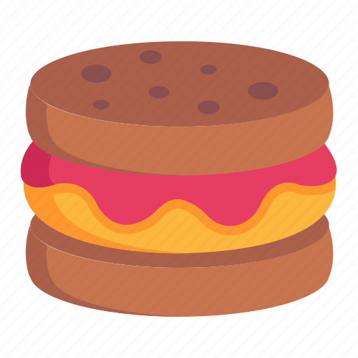 Cake cookie, cream cookie, biscuit, sweet, dessert icon - Download on Iconfinder