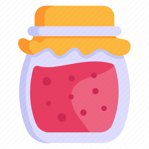 Marmalade, jam jar, jelly jar, sweet, cherry jam icon - Download on Iconfinder