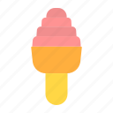 ice cream, cone, food, cream