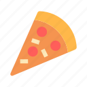 pizza, fast food, kitchen, slice