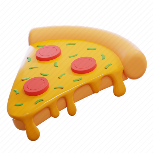 Pizza, food, italian, cheese, mozzarella, fast, italy 3D illustration - Download on Iconfinder