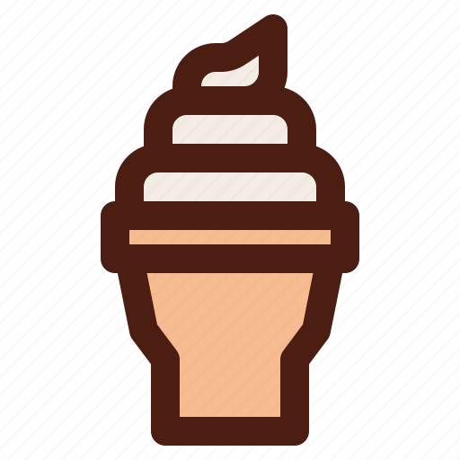 Cone, cream, dessert, fast, food, ice icon - Download on Iconfinder