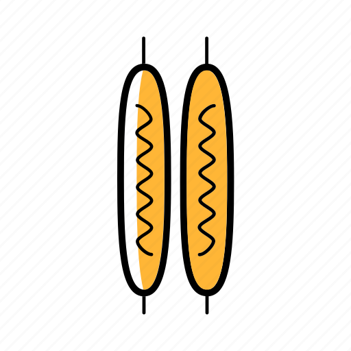 Food, frankfurter, hot dog, sausage, snack, street icon - Download on Iconfinder