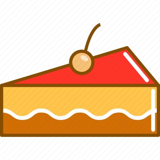 Cake, colored, cream, desert, food, sweet, untitled icon - Download on Iconfinder